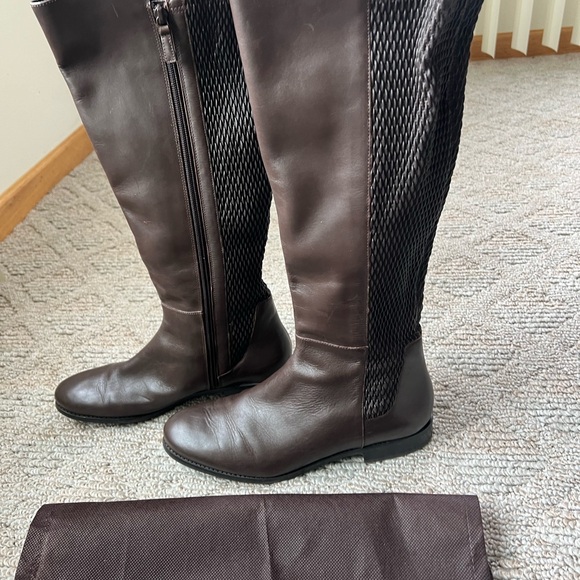 Cole Haan Womens Rockland Boot Chestnut Leather Size 10 - Picture 4 of 9